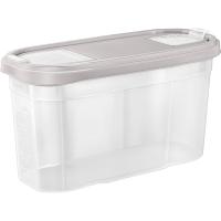 Банка д/сыпуч. прод. 2л Plast Team Bergen пепельный жемчуг PT1021 /12шт/ПТ