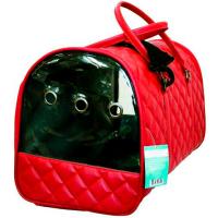 Сумка-переноска д/животн.с вентиляц. отверстием 28x47x30см иск.кожа красная/Сп032к/Евро Сумка-переноска д/животн.с вентиляц. отверстием 28x47x30см иск.кожа красная/Сп032к/Евро
