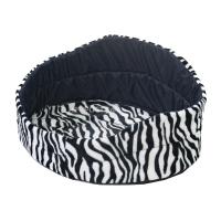 Лежанка овальная стеганая поролоновая принт САФАРИ ЗЕБРА 52*46*20см/DONBARON Лежанка овальная стеганая поролоновая принт САФАРИ ЗЕБРА 52*46*20см/DONBARON