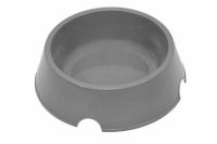 Миска одинарная пластик для собак 700мл серый