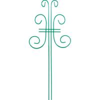 Шпалера для комнатных растений Бабочка 44*18см проволока 