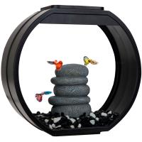 Аквариум Deco O Mini UPG 10л 334*142*310 черный/AA-Aquariums/73516008 Аквариум Deco O Mini UPG 10л 334*142*310 черный/AA-Aquariums/73516008