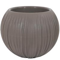 Кашпо Сфера 1,7л мокачино КШ-9636