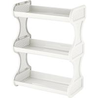 Полка д/ванной Keeplex Rattan навесная 3-х секционная белое облако KL1682 /27шт/ПР