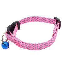 Ошейник нейлон 10мм д/кошек 30см розовый/00210044-12/Каскад