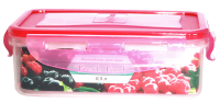 Контейнер д/продуктов с защелками 0,5л Fresh Food 05028 /32шт/Арз