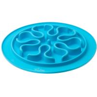 Миска рельефная силиконовая (волны) 24см голубая 21003/Пет Лайн Миска рельефная силиконовая (волны) 24см голубая 21003/Пет Лайн