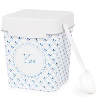 Емкость д/чая Флорель 1,2л с ложкой М4824 /12шт/ Альтерн