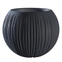 Кашпо Сфера 1,7л антрацит КШ-9524