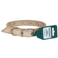 Ошейник кожа белый 1сл 20мм DONBARON Ошейник кожа белый 1сл 20мм DONBARON