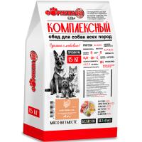 Собаки ZooRing мясной рацион говядина,рис,яблоко д/вз.собак сред/круп.пород 20кг/520790 ЧЗ