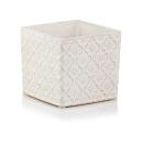 Кашпо Vintage 14*14; h13см крем квадрат 073389