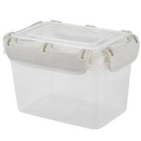 Контейнер с защелками д/прод. 2,4л Plast Team Bergen прямоугол. пепельный жемчуг РТ1046 /16шт/ПТ