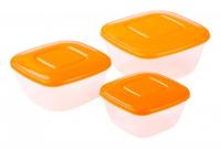 Набор контейнеров д/СВЧ (0,8л,1,2л,2л) М411 /10шт/ Альтерн