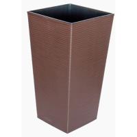 Кашпо Рапис 57см 15л матовое шоколадный с вставкой 07050 /5шт/Арз