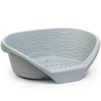 Лежанка пластиковая серый/М8827 Лежанка пластиковая серый/М8827