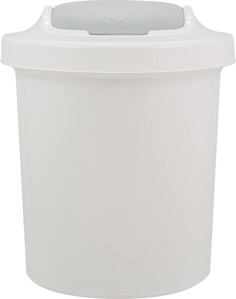 Контейнер для мусора Vogue 12л белый SV4044