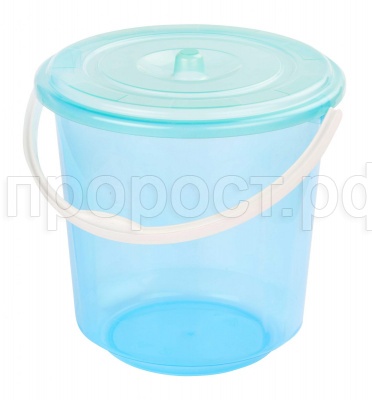 Ведро 7л Хозяюшка с крышкой Ведро 7л Хозяюшка с крышкой