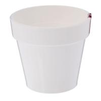 Кашпо Порто 9л белый с вставкой