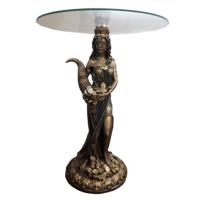 Стол журнальный Фортуна (светлое золото) L28W28H66(2 части-основание,столешница)713470/PP017 Стол журнальный Фортуна (светлое золото) L28W28H66(2 части-основание,столешница)713470/PP017