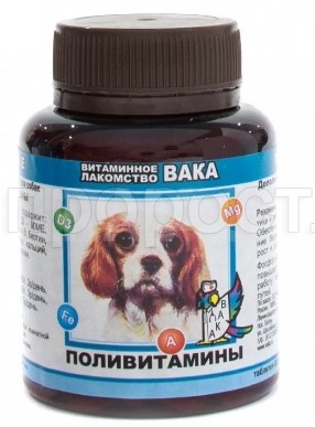 Витамины для собак ВАКА Поливитамины Витамины для собак ВАКА Поливитамины
