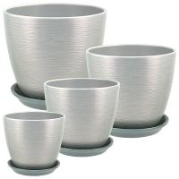 Бутон Перламутр серый из 4-х /РС556/675197