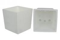 Кашпо Квадро 3,3л белый КВ16-10