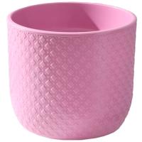 Кашпо Клевер 3,2л пионовый с вставкой /6шт/ДТ 