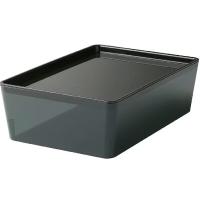 Контейнер д/хранения 3л Versa прозрачно-черный S /51031/20шт/VERDE