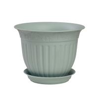 Цветочный горшок Виноград 0,5л мятный с поддоном 5PL0131  Цветочный горшок Виноград 0,5л мятный с поддоном 5PL0131