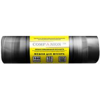 Мешки д/мусора 180л (25шт) ПВД Companion прочные 45мкм 90*115см /10шт/