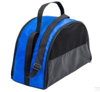 Сумка переноска ЧИП Конверт-Полукруг №1расклад.с карм.и ремн. 40*20*27см васильк./9056василек/