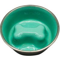 Миска метал Кость для медленного поедания 400мл/АММП400/Евро Миска метал Кость для медленного поедания 400мл/АММП400/Евро