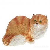 Кот персидский лежит H20см 123409/F328