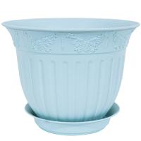 Цветочный горшок Виноград 1,6л мятный с поддоном 5PL0145  Цветочный горшок Виноград 1,6л мятный с поддоном 5PL0145