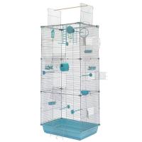 Клетка д/птиц ЛОРА-3 ECO 58*40*126см (укомплект) 3 секции бирюзовая/4612/Дарэлл Клетка д/птиц ЛОРА-3 ECO 58*40*126см (укомплект) 3 секции бирюзовая/4612/Дарэлл