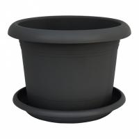 Кашпо Вилла 76л антрацит с подд Кашпо Вилла 76л антрацит с подд