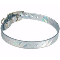 Ошейник синтетик 10мм Серебро 14-20см/50310027/Каскад