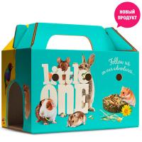 Картонная переноска для птиц и грызунов RIO/Little One Картонная переноска для птиц и грызунов RIO/Little One