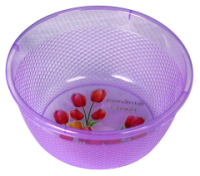 Чаша 5л Медовая прозрачно-фиолетовый 03032 /10шт/Арз