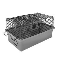 Клетка д/грыз Дарэлл ЭКО МИНИ 28*17*h18см (домик,миска,колесо) серая/40192сер-черн/Дарэлл Клетка д/грыз Дарэлл ЭКО МИНИ 28*17*h18см (домик,миска,колесо) серая/40192сер-черн/Дарэлл