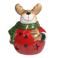 Олень с звездой со светодиод.подсв. L15W14H16см 714482/W120 Олень с звездой со светодиод.подсв. L15W14H16см 714482/W120
