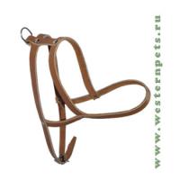 Шлейка кожа Средняя 50-58см/401