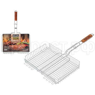 Решетка для барбекю 40*27*5см глубокая RD-103-D ECOS Решетка для барбекю 40*27*5см глубокая RD-103-D ECOS