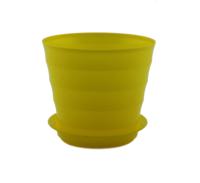 Кашпо Лаура 0,7л желтый ЛР11-40 Кашпо Лаура 0,7л желтый ЛР11-40