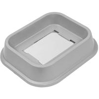 Купалка д/птиц ванночка с зеркалом 14,5*12*3см светло-серая/5056/Дарэлл Купалка д/птиц ванночка с зеркалом 14,5*12*3см светло-серая/5056/Дарэлл