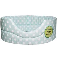 Лежанка овальная стеганая поролоновая хлопок Горох МИКС 42*34*18см/DONBARON Лежанка овальная стеганая поролоновая хлопок Горох МИКС 42*34*18см/DONBARON