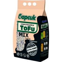 Наполнитель БАРСИК Тофу микс Оригинал & бентонит комкующийся 4,54л/3шт/93103