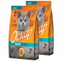 Кошки Оскар для котят 2кг*2шт сухой/1256