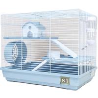 Клетка для грызунов N1 ДКг513 3-х этажная прямоугольная укомплектованная 47*30*37см